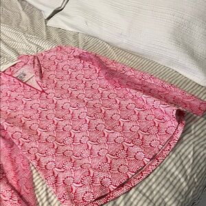 IBKUL Pink Patterned Women's Blouse